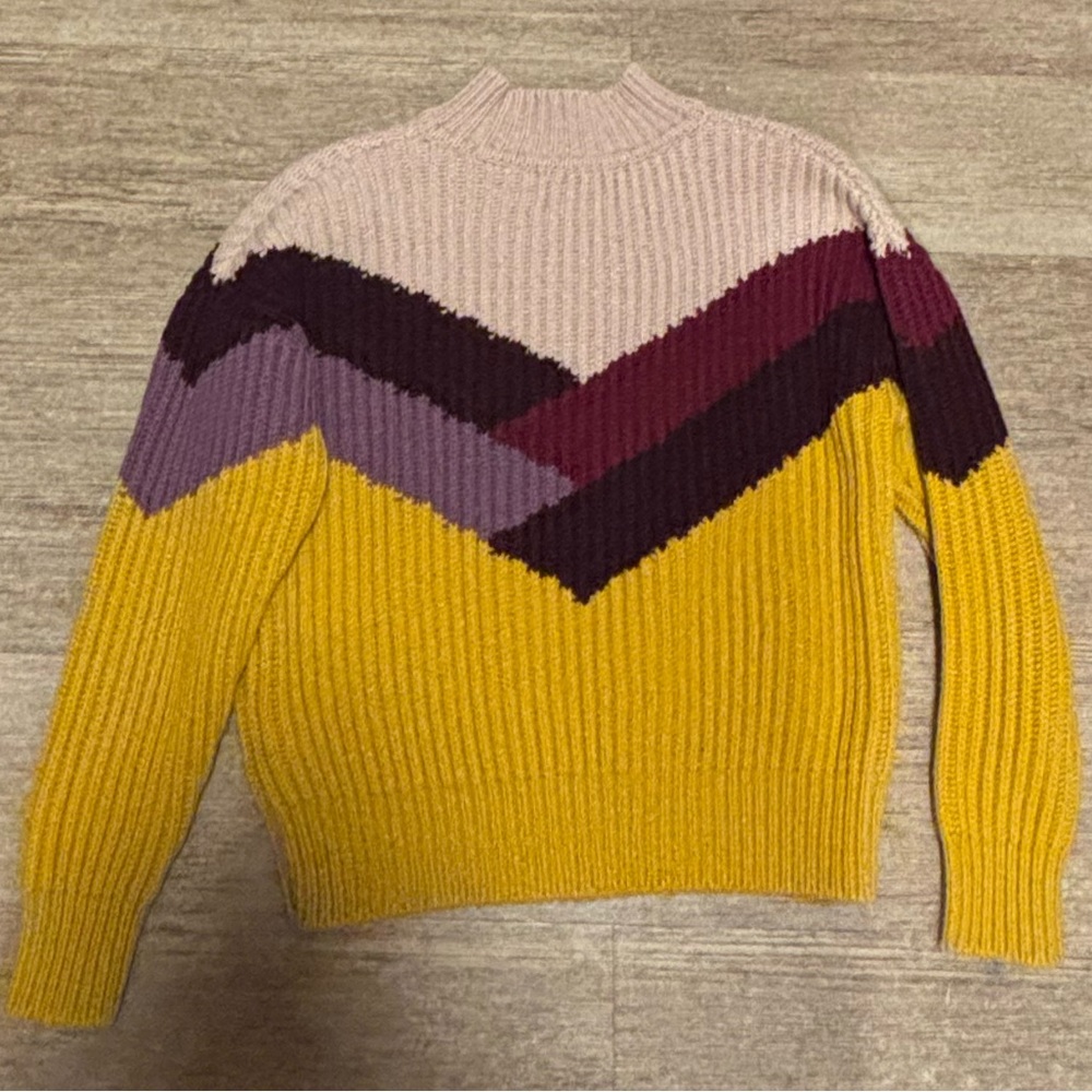 Ba&Sh Orlando Wool Color-block Sweater - Like new - Sz S Org Price $395 - Picture 3 of 4